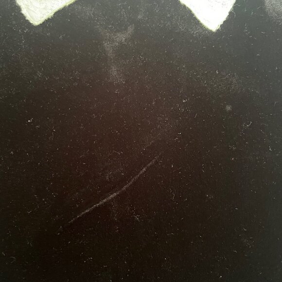 Knit Works Girls 12 Black Velvet Dress Pearl Lace Collar Holiday Party Outfit - Picture 12 of 13